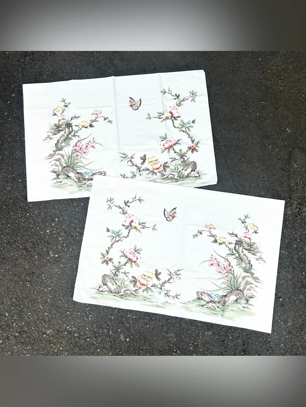 Vintage Springmaid Standard Pillowcase Lot of 2 - Percale - US Made